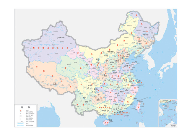 中国地图设计