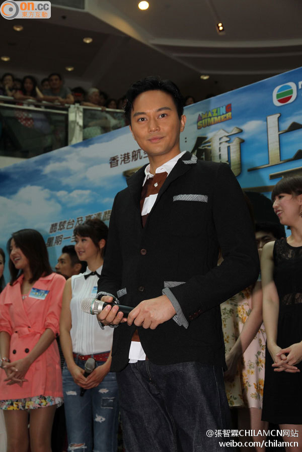 后日42岁生日嘅#张智霖#,#冲上云霄ii#演员去到将军澳宣传,并为