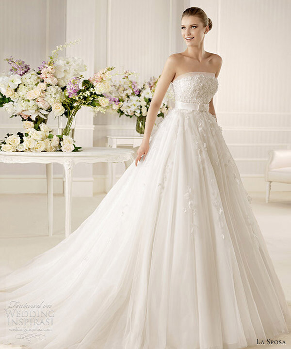 全球最大的礼服品牌 西班牙la sposa 2013新款魅力婚纱系列