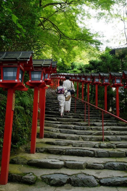 镜头下的日本:京都市左京区,贵船神社.摄影by lilu