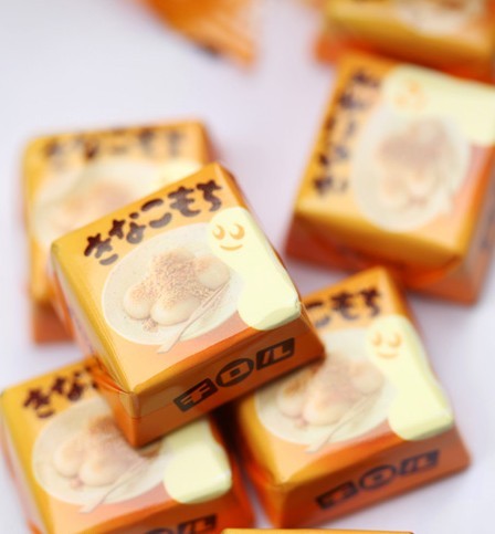 日本直送チロルチョコ松尾迷你豆粉年糕大福巧克力g日式小可爱