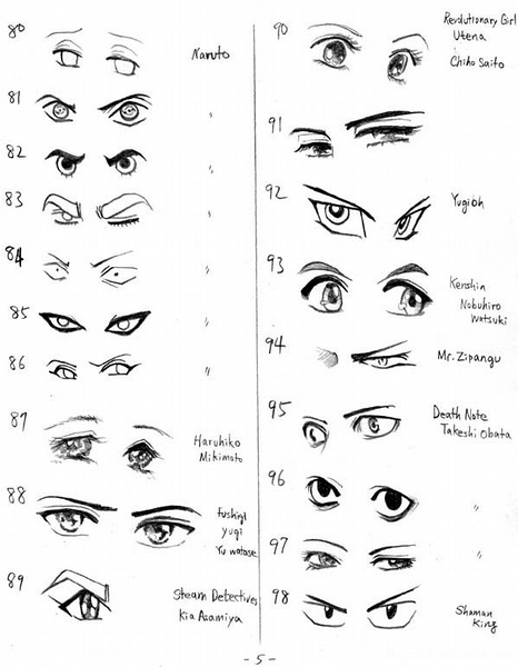 【画漫画必备】150种眼睛的画法~附视频版:http://t.cn/hdb2wi