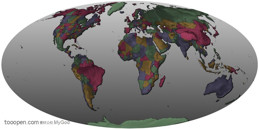地球大陆图片素材-椭圆形的大陆设计背景模版下载