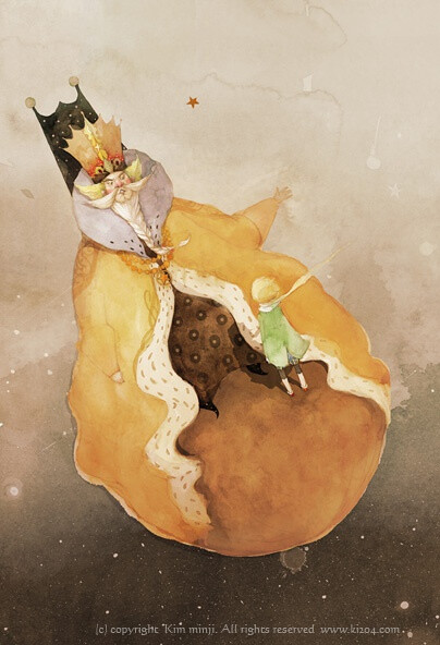 最美插画版小王子插图--韩国插画师kimmiji(金珉志)