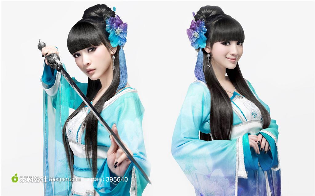 古装青衣美女柳岩   素材公社 tooopen.co