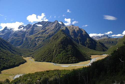 新西兰南岛的绝妙高山美景.