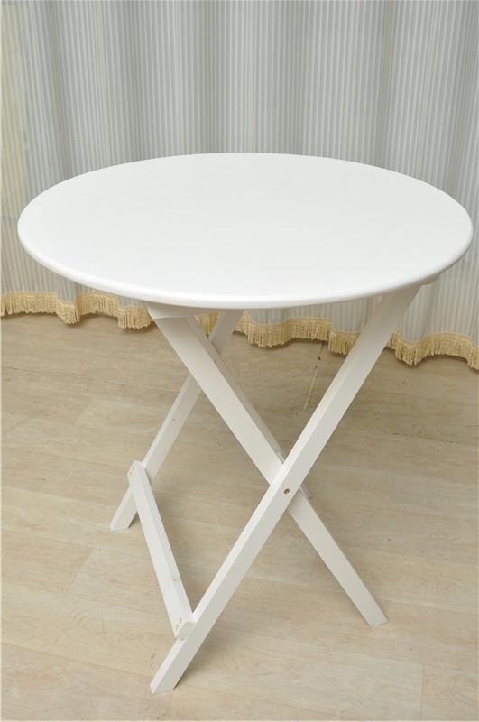 厂直销白圆桌 宜家白色折叠桌 咖啡桌