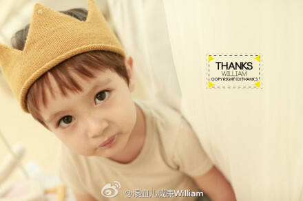 #混血儿William#你的大眼睛 明亮又闪烁 好…-