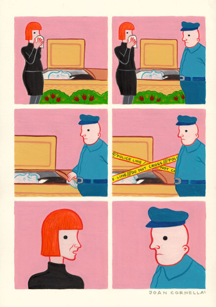 【离奇的连环漫画】西班牙插画家 joan cornella ,喜欢他的人有眼福了