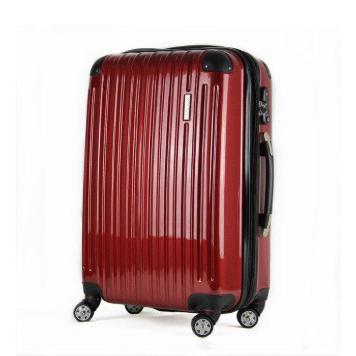 拉杆箱商务旅行箱ABS红色万向飞机轮登机箱