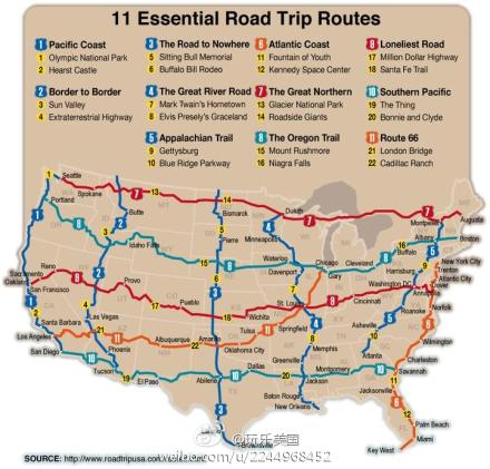 【美国最精华的11条公路游路线】lt;11 essential road trip