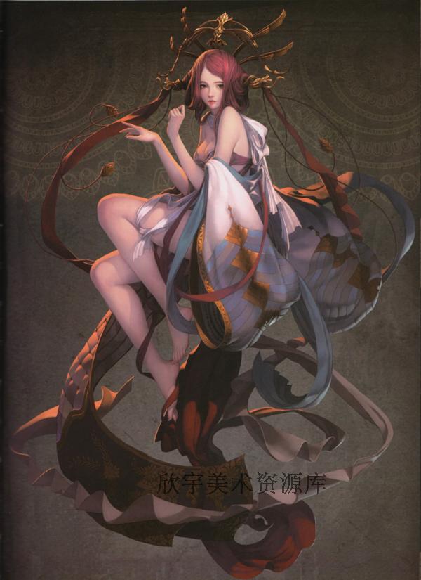 最全!【原画鸢】刘远插画 cg 游戏人物设定 古风奇幻 厚涂技法