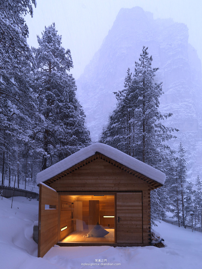 梵门之外 雪地木屋