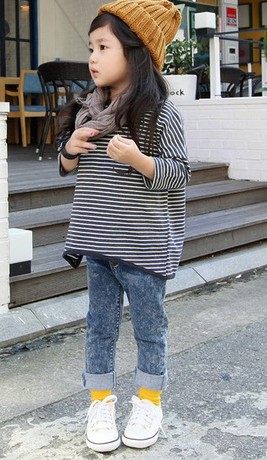 喵小熊家品牌童装 男女童牛仔裤韩版小脚牛…