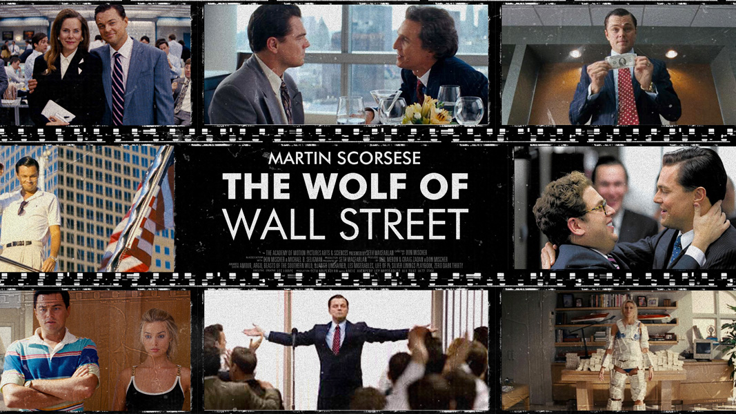 华尔街之狼-第86届奥斯卡字幕卡片设计