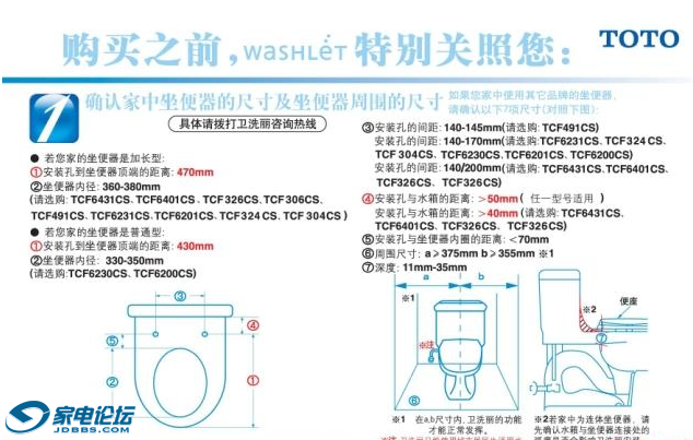 toto卫洗丽选型指导