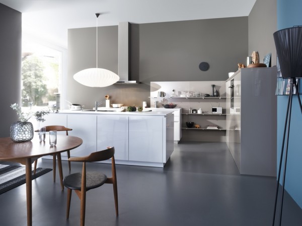 德国leicht现代风格开放式厨房装修效果图大全2014