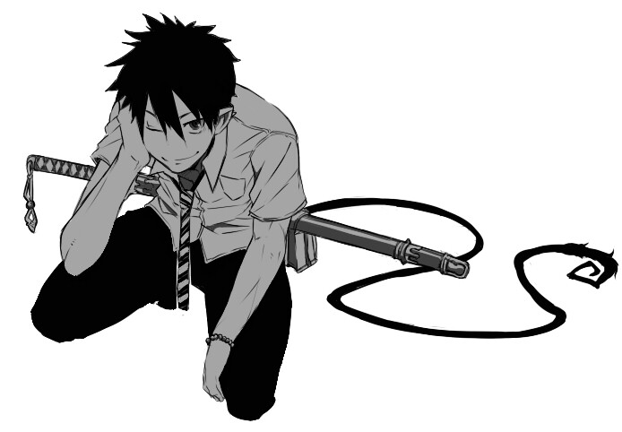 青之驱魔师 ao no exorcist okumura rin naop