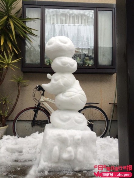 √关注速报酱微杏创意的雪人图片创意雪人有创意的堆雪人教程真