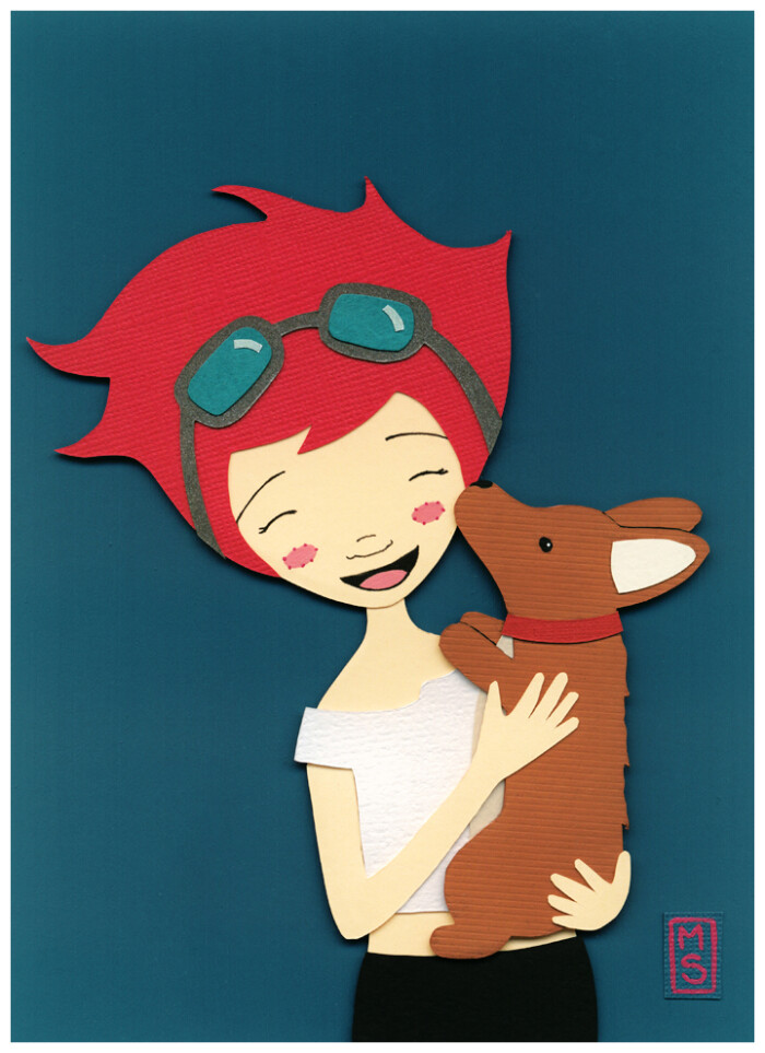 Nerd Love: Ed + Ein by renton1313 剪贴画