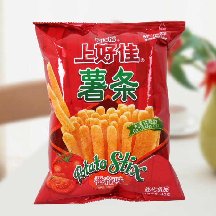 上好佳薯条(番茄味)g/袋无反式脂肪休闲零食膨化食品