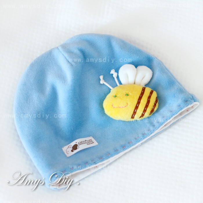 春季来临为宝宝制作一款小蜜蜂帽子,妈妈们…