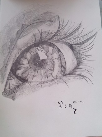 上帝给了我一双黑色的眼睛,我却用它来寻找…