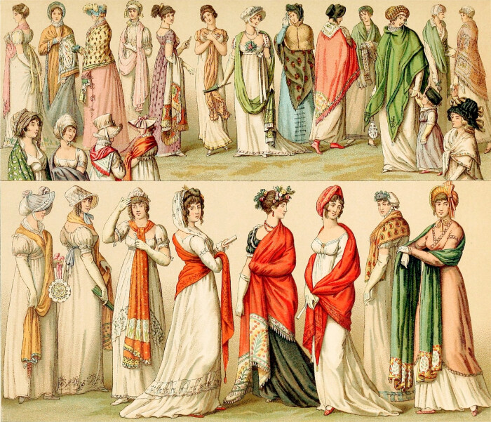 18世纪法国女性服饰