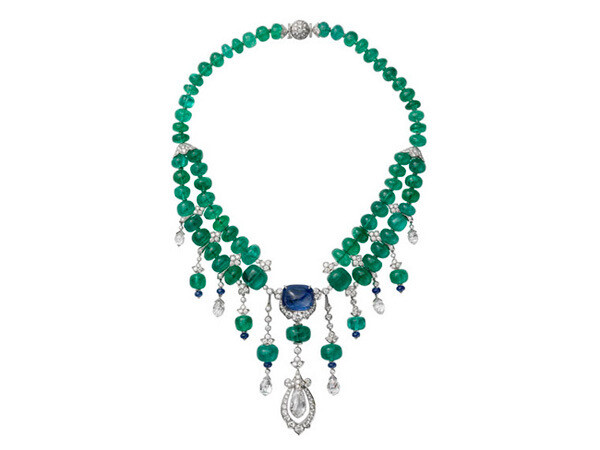 卡地亚顶级珠宝系列祖母绿项链