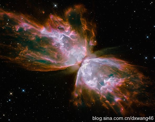 蝴蝶状星云(合成图)-堆糖,美好生活研究所