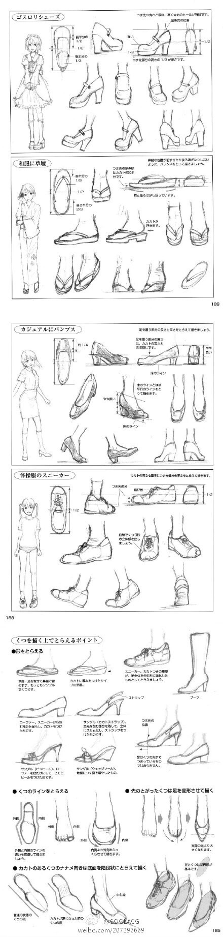 鞋子画法