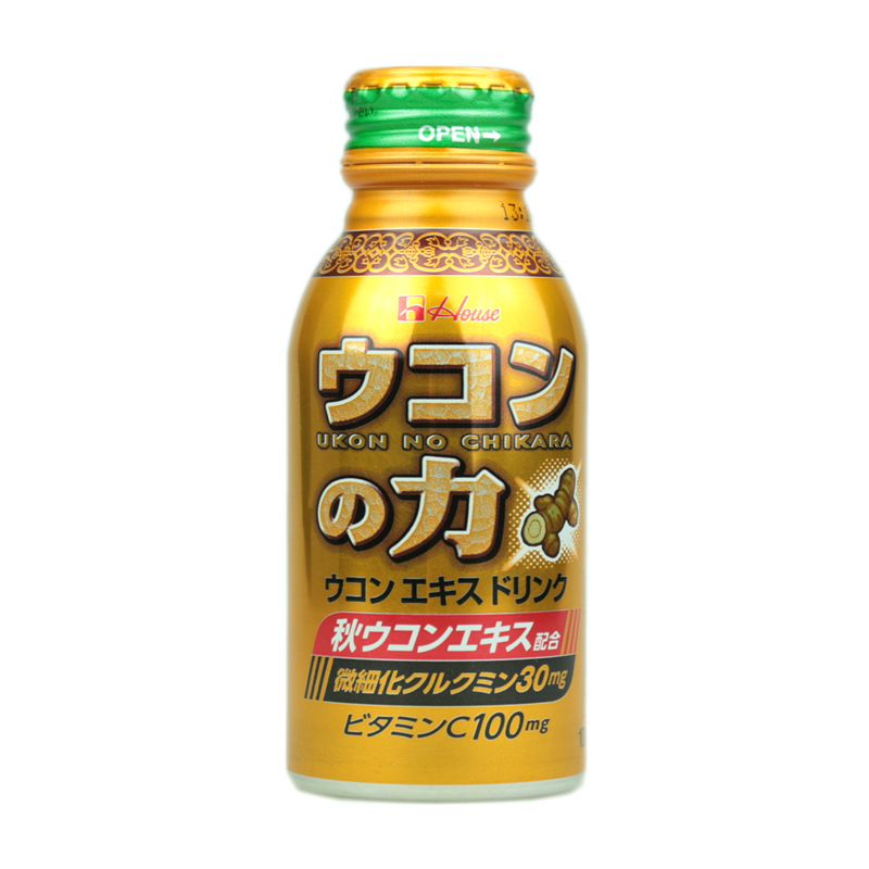 日本进口 好侍house 姜黄解酒护肝提神功能饮料 100ml 姜黄之力