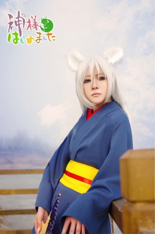 巴卫cosplay《元气少女缘结神》 欣赏