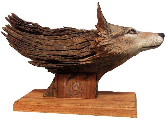 美国艺术家rick cain木雕作品