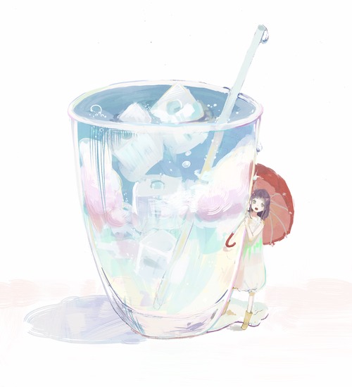 pixiv,二次元,插画,绘画,小清新,夏日