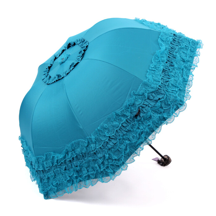 黑胶太阳伞防紫外线遮阳伞超强防晒叠晴雨伞公