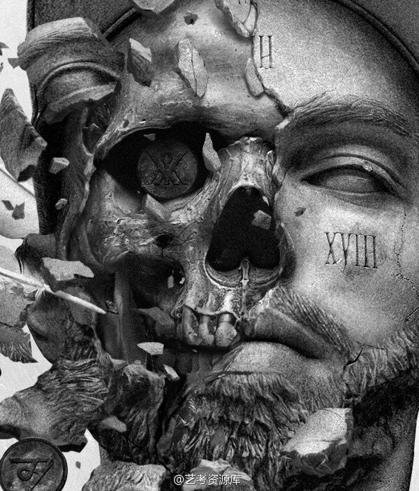 屌爆了的素描作品!这是俄罗斯莫斯科插画师…