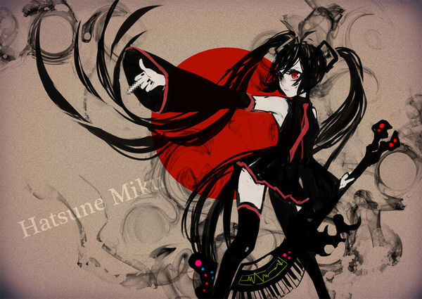 v家 杂音(黑初音)