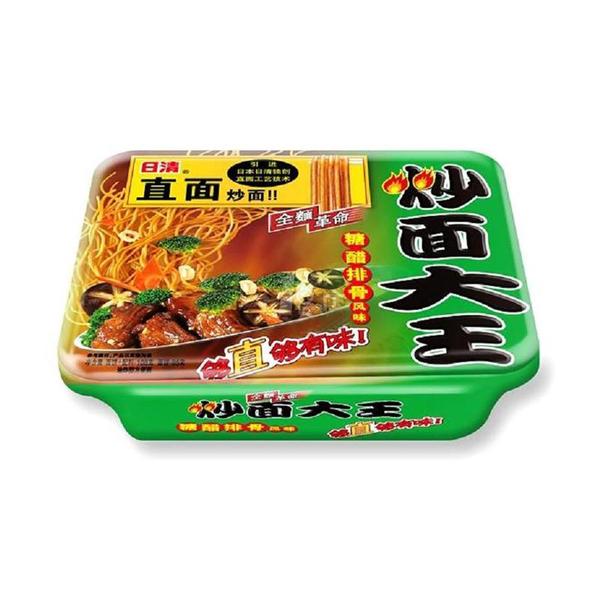 品店 nissin日清炒面大王糖醋排骨碗装108g 泡面 方便速食快餐面