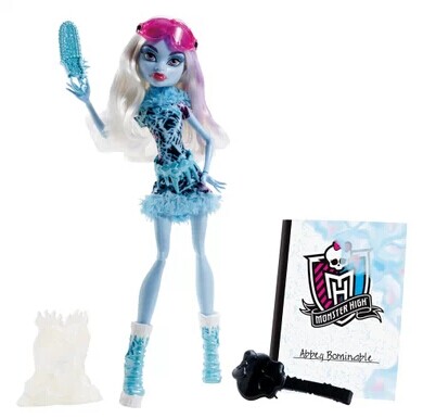 现货特价monster high 精灵/怪物高中 之艺术学校 雪女 bdf11