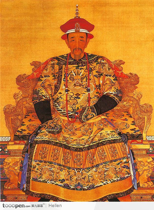 清朝康熙皇帝朝服像
