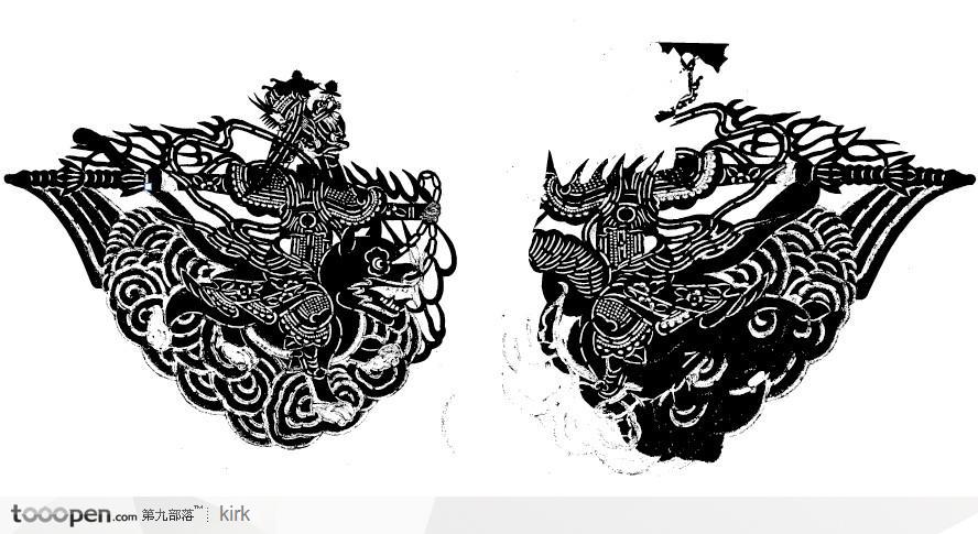中国传统民间艺术皮影设计集合(七)
