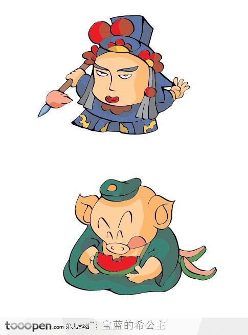 中国风卡通人物-猪八戒