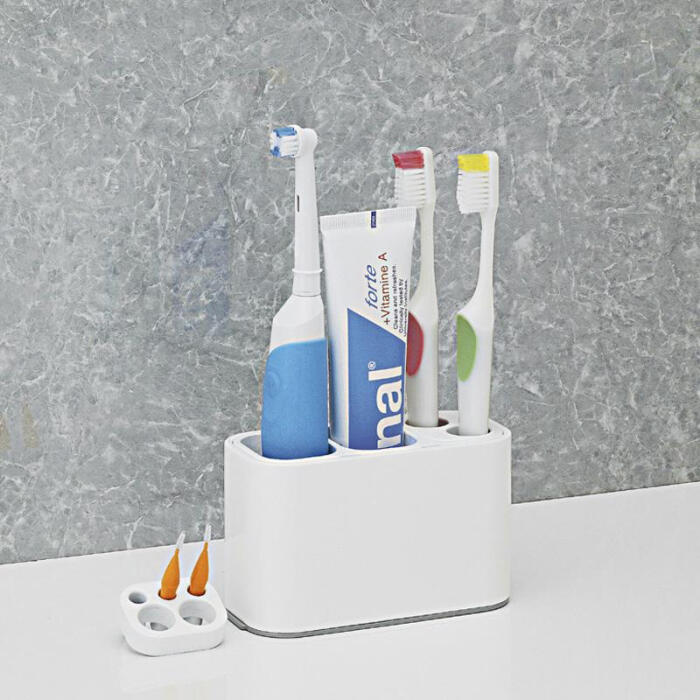 日本进口 LEC泰国产牙膏电动牙刷架洗漱架收
