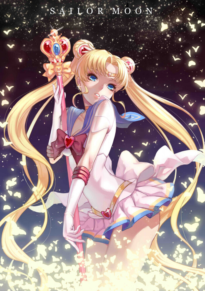 美少女战士--elf-_插画,涂鸦,每日一涂,人物,同人,练习,少女,厚涂