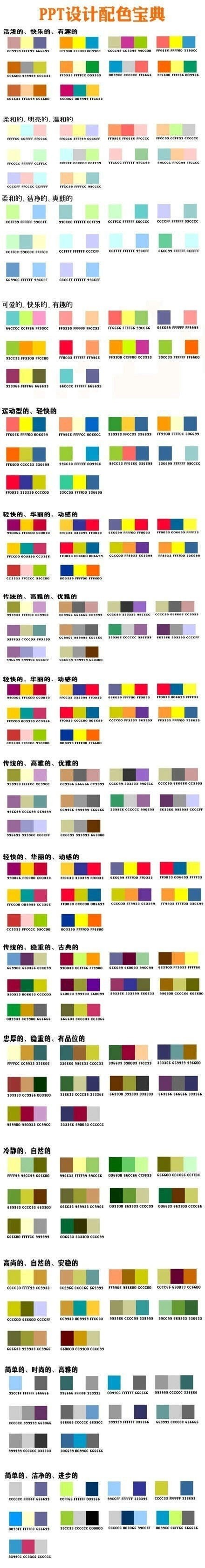 配色不求人】年终总结ppt,开题报告ppt,为什么自己做的就是没有模板的