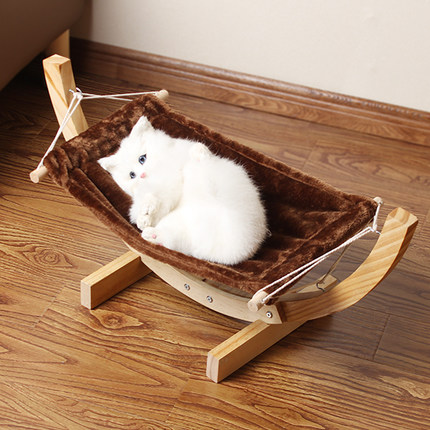 毛绒垫大号猫吊床 猫咪家具用品猫窝猫床 宠物泰迪狗狗小型犬挂床