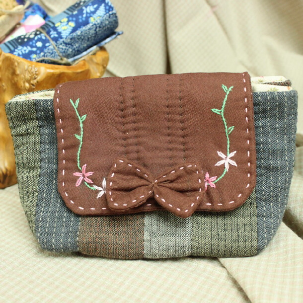 【花相伴多用包】手工布艺diy制作 创意礼品 拼布材料包 手包