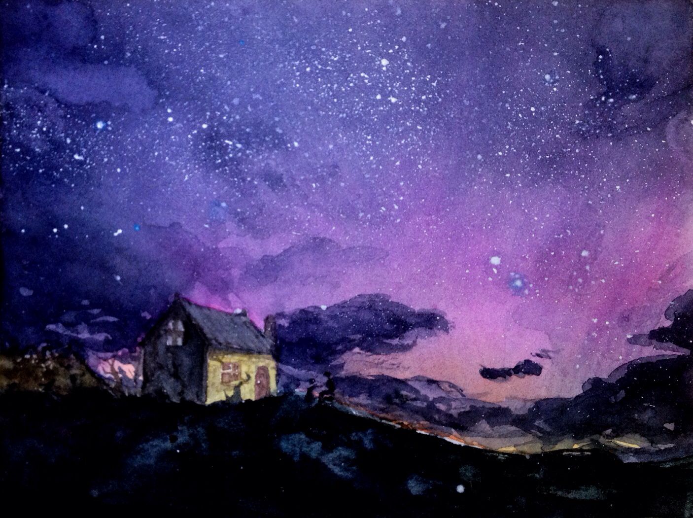 【星空】喜欢风景,喜欢画下来,一起来学