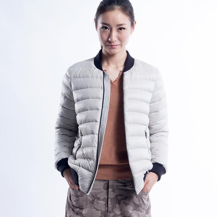 猫的森林秋冬棒球羽绒服女短款文艺简约学生羽